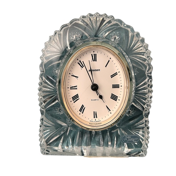 Staiger West Germany Crystal Desk Clock - Picture 4 of 5
